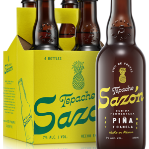 Tepache Sazón 4 pack with bottle