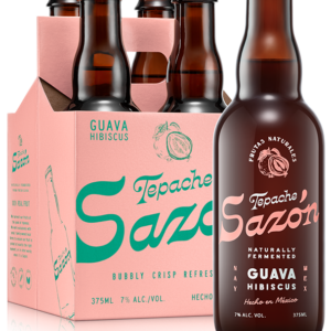 tepache sazon guava bottle with case