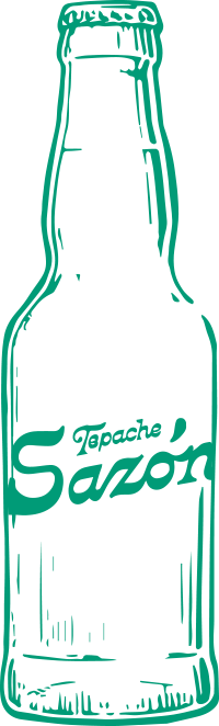 Tepache Sazón - Illustration of Tepache Sazón bottle